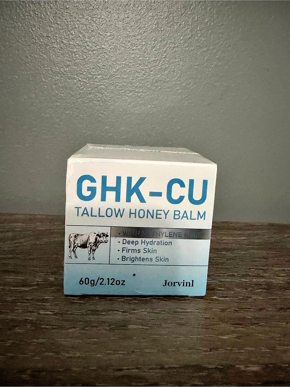 Jorvinl GHK-CU Tallow Honey Balm 60g Copper Peptide Face Balm NWT